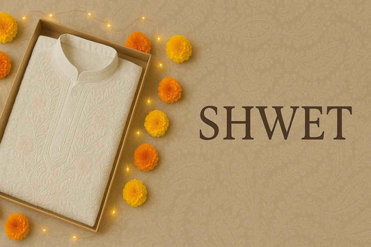 Celebrate Brother’s Day in Style: Gift a Handcrafted Shwet Chikankari Kurta - Shwet Artistry