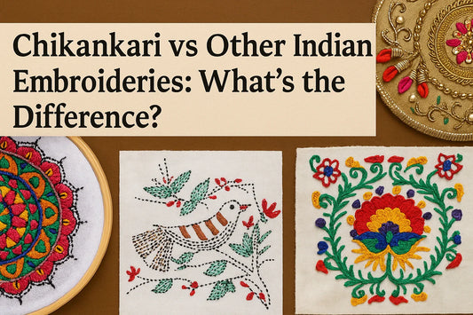 Chikankari Vs Other indian embroideries