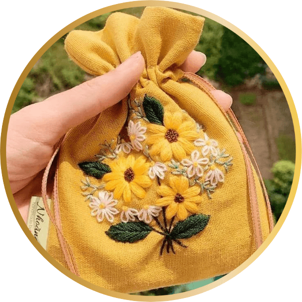 Hand Embroidered Lucknow Chikankari Customized Gifts | SHWET